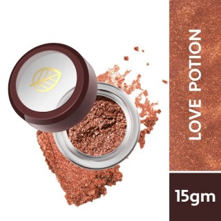 Biotique Natural Makeup Diva Shimmer Sparkling Eyepowder (Love Potion), 15g